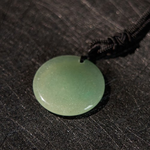 Swastika Lotus Crystal Obsidian Purification Necklace Pendant