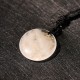 Swastika Lotus Crystal Obsidian Purification Necklace Pendant