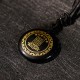 Swastika Lotus Crystal Obsidian Purification Necklace Pendant