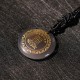 Swastika Lotus Crystal Obsidian Purification Necklace Pendant