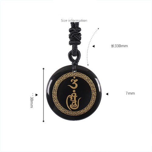 Swastika Vajra Crystal Purification Necklace