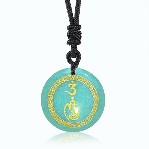 Swastika Vajra Crystal Purification Necklace