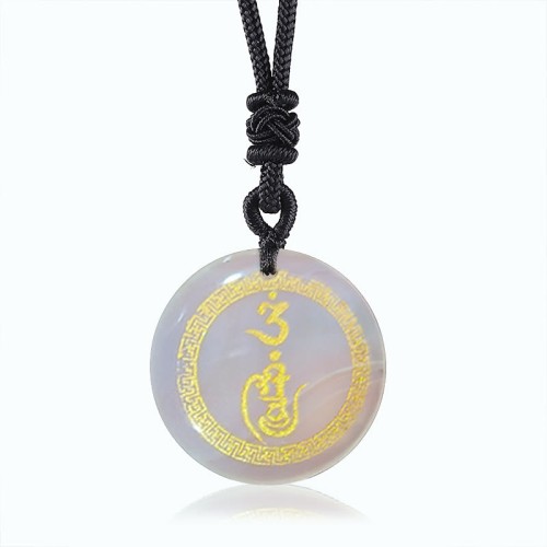 Swastika Vajra Crystal Purification Necklace