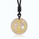 Swastika Vajra Crystal Purification Necklace