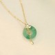 925 Silver Jade Butterfly Peace Necklace