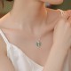 925 Silver Jade Butterfly Peace Necklace