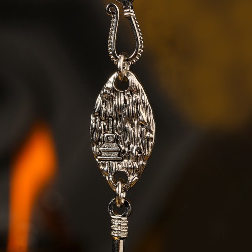 925 Silver Tibet Garuda Dzi Bead Protection Necklace 925 Silver Tibet Garuda Dzi Bead Protection Necklace