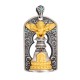 925 Silver Tibetan Garuda Vajra Bell Protection Necklace 925 Silver Tibetan Garuda Vajra Bell Protection Necklace