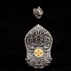 925 Silver Zakiram Goddess of Wealth Dzi Bead Necklace