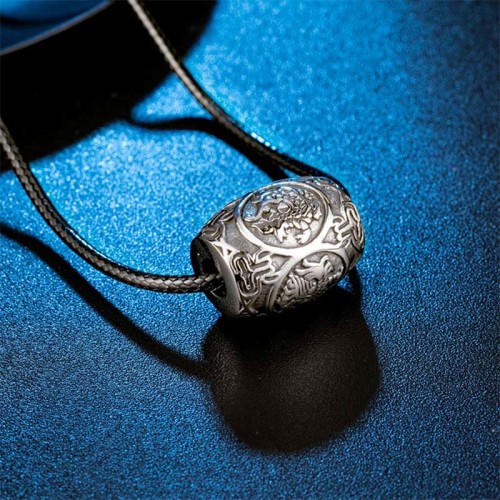 Tibetan Om Mani Padme Hum Wisdom Necklace Pendant