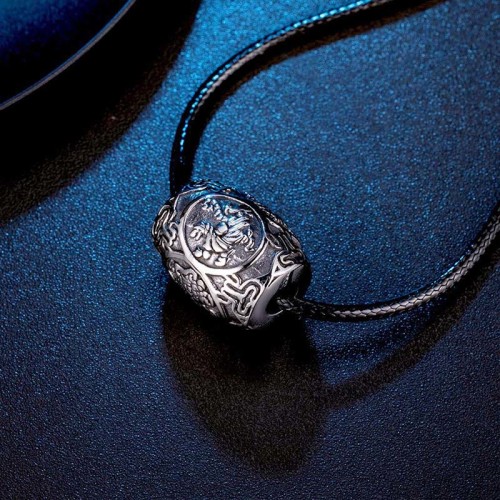 Tibetan Om Mani Padme Hum Wisdom Necklace Pendant