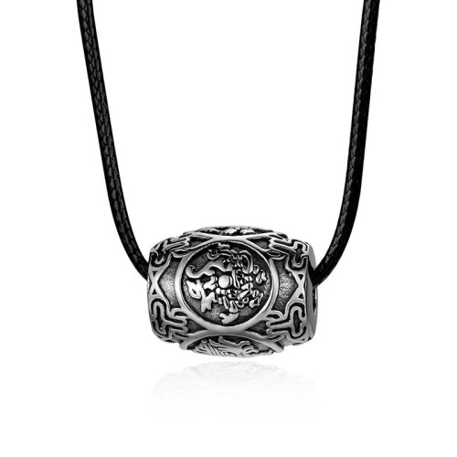 Tibetan Om Mani Padme Hum Wisdom Necklace Pendant