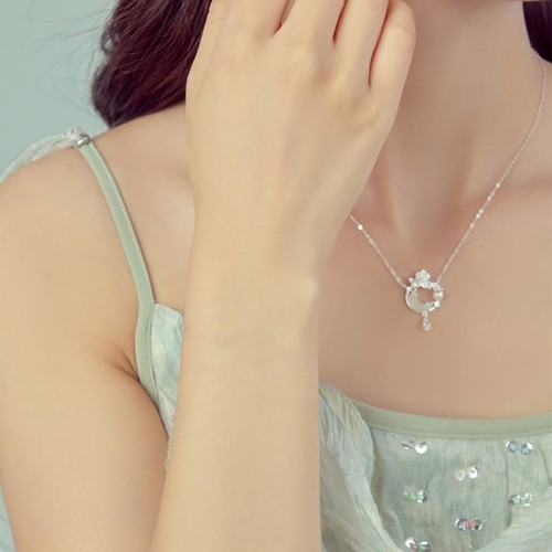 Hetian Jade Sterling Silver Pearl Necklace Pendant