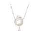 Hetian Jade Sterling Silver Pearl Necklace Pendant