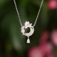 Hetian Jade Sterling Silver Pearl Necklace Pendant