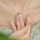 Hetian Jade Sterling Silver Pearl Necklace Pendant