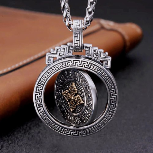 Tibetan Om Mani Padme Hum Dorje Vajra Necklace Tibetan Om Mani Padme Hum Dorje Vajra Necklace