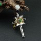 Tibetan Om Mani Padme Hum Prayer Wheel Necklace Tibetan Om Mani Padme Hum Prayer Wheel Necklace