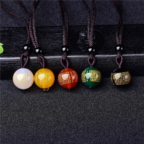 Tibetan Buddhism Ancient Heart Sutra Necklace