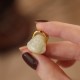 925 Silver Hetian Jade Laughing Buddha Necklace 925 Silver Hetian Jade Laughing Buddha Necklace