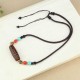 Tibetan Nine-Eye Dzi Bead Protection Necklace