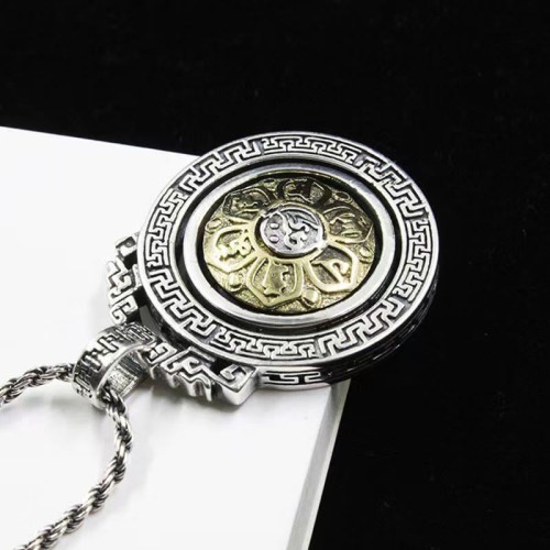 Tibetan Om Mani Padme Hum Dorje Vajra Necklace Tibetan Om Mani Padme Hum Dorje Vajra Necklace