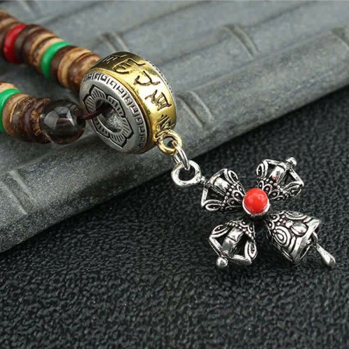 Tibetan Om Mani Padme Hum Prayer Wheel Necklace Tibetan Om Mani Padme Hum Prayer Wheel Necklace
