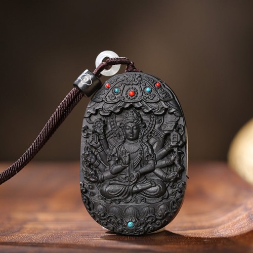 Zodiac Buddha Agarwood Peace Lotus Necklace Pendant Zodiac Buddha Agarwood Peace Lotus Necklace Pendant