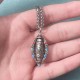 Tibetan Om Mani Padme Hum Rotatable Necklace Tibetan Om Mani Padme Hum Rotatable Necklace