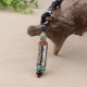 Tibetan Om Mani Padme Hum Dzi Bead Necklace Pendant Tibetan Om Mani Padme Hum Dzi Bead Necklace Pendant