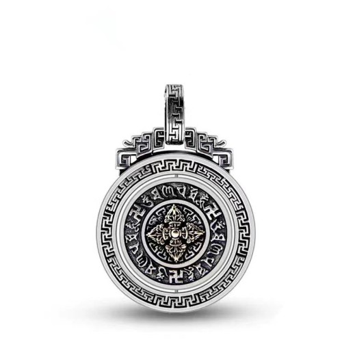 Tibetan Om Mani Padme Hum Dorje Vajra Necklace Tibetan Om Mani Padme Hum Dorje Vajra Necklace