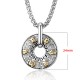 Tibetan Om Mani Padme Hum Peace Buckle Creativity Necklace