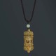 Tibet Green Sandalwood Om Mani Padme Hum Necklace