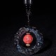 Feng Shui Rainbow Obsidian PiXiu Healing Necklace