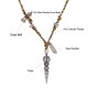 Tibetan Silver Dorje Vajra Lotus Strength Necklace