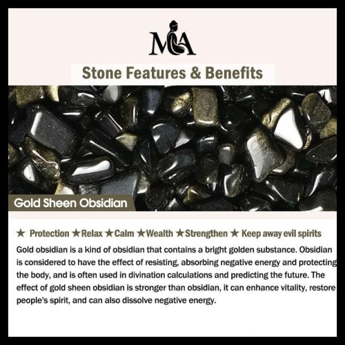 Tibetan Obsidian Protection Necklace Tibetan Obsidian Protection Necklace