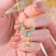 925 Silver Hetian Jade Fishtail Luck Necklace 925 Silver Hetian Jade Fishtail Luck Necklace