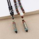 Tibetan Om Mani Padme Hum Dzi Bead Necklace Pendant Tibetan Om Mani Padme Hum Dzi Bead Necklace Pendant