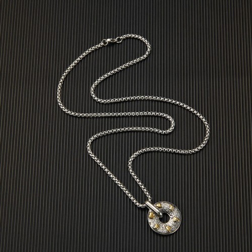 Tibetan Om Mani Padme Hum Peace Buckle Creativity Necklace