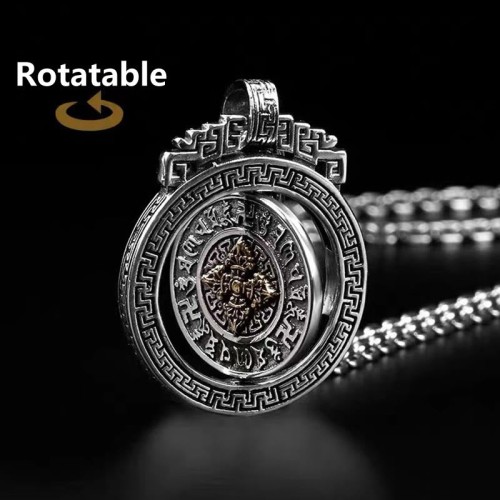 Tibetan Om Mani Padme Hum Dorje Vajra Necklace Tibetan Om Mani Padme Hum Dorje Vajra Necklace