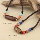 Tibetan Nine-Eye Dzi Bead Protection Necklace