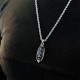 Tibetan Om Mani Padme Hum Nine-Eye Dzi Bead Necklace