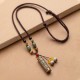 Tibetan Om Mani Padme Hum Agate Sutra Protection Necklace Tibetan Om Mani Padme Hum Agate Sutra Protection Necklace
