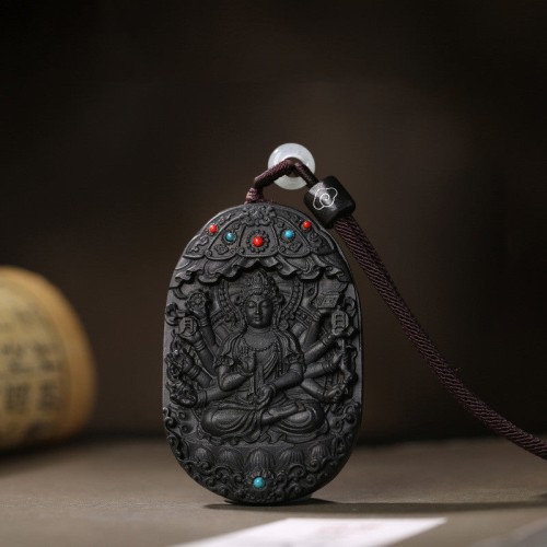 Zodiac Buddha Agarwood Peace Lotus Necklace Pendant Zodiac Buddha Agarwood Peace Lotus Necklace Pendant