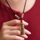 Tibetan Om Mani Padme Hum Agate Sutra Protection Necklace Tibetan Om Mani Padme Hum Agate Sutra Protection Necklace