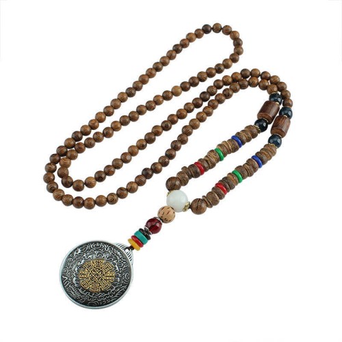 Tibetan Om Mani Padme Hum Prayer Wheel Necklace Tibetan Om Mani Padme Hum Prayer Wheel Necklace