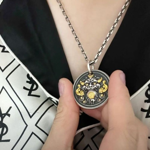 Tibetan Kirtimukha Amulet Necklace Tibetan Kirtimukha Amulet Necklace