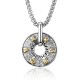 Tibetan Om Mani Padme Hum Peace Buckle Creativity Necklace