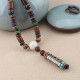 Tibetan Om Mani Padme Hum Dzi Bead Necklace Pendant Tibetan Om Mani Padme Hum Dzi Bead Necklace Pendant