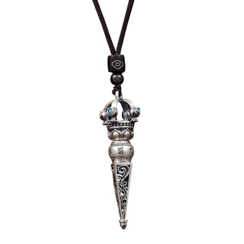 Tibetan Om Mani Padme Hum Wisdom Necklace